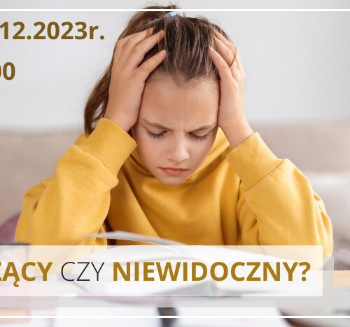 NIESŁYSZĄCY CZY NIEWIDOCZNY?