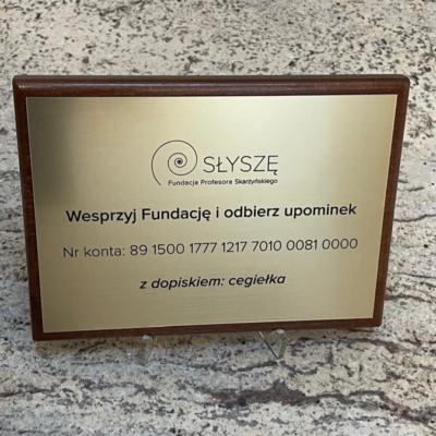 Gala Fundacji Profesora Skarżyńskiego „SŁYSZĘ”. Możliwość wparcia i nabycia cegiełki